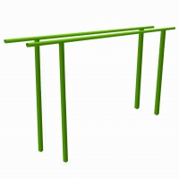 брусья уличные "сталь" apolonsport